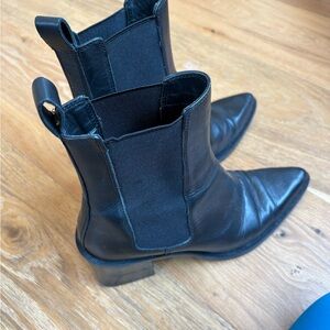 Zara Black Ankle Booties